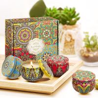 Grosir Kaleng Timah Lilin Wangi Bulat Kaleng Logam 4.4Oz Kaleng Timah dengan Tutup untuk Pembuatan Lilin