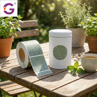 Autocollant personnalisé avec logo, autocollant de bouteille imprimé de haute qualité, autocollant en vinyle auto-adhésif imperméable pour l'emballage