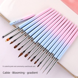 Nail Salon Special Nail <b>Brush</b> High Quality <b>Round</b> Head Nail Art <b>Brush</b> Uv Gel <b>Brush</b> DIY - Product Image 1