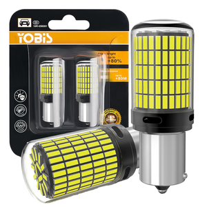 Nouveaux feux de signalisation LED T20 1156 1157 3014 144SMD sans erreur Canbus 12V, feux antibrouillard, garantie 1 an pour toutes les voitures - Product Image 1