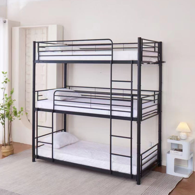 Best Selling Steel Bed Single Metal Frame Foldable Design Modern