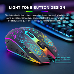 Biểu Tượng Tùy Chỉnh Số Lượng Lớn Im Lặng 2.4Ghz Có Thể Sạc Lại Ergonomic Chuột Chơi Game Cho Mac Giao Diện USB Quang LED Phải Kho - Product Image 5