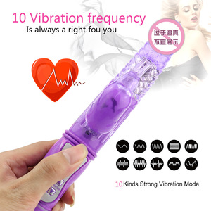 30 Frequenz Sexspielzeug Frauen Schub Dildo Vibrator Rotierender Kopf VIb rating Rabbit Vibrator - Product Image 5