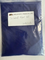 BLEU SOLVANT 45, N° CAS 37299-23-5 / Colorant résistant aux hautes températures pour plastiques industriels et bouteilles en PET