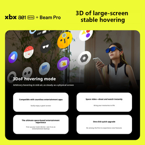 2026 New XREAL xbx a01 AR Glasses 62g Ultra-<b>Light</b> 1600nits 147" HDR10 Virtual Screen USB-C <b>Plug</b> and Play for Phone PC Steam Deck - Product Image 5