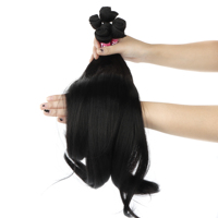 OrientFashion 6pcs Satu Paket Rambut Campuran Manusia Murah Berkualitas Tinggi Premium Blend Hair Synthetic