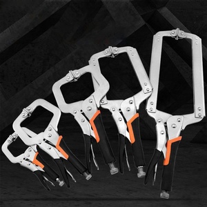 Pinzas de Bloqueo Tipo C de Acero Reforzado <span class=keywords><strong>para</strong></span> Trabajos de Madera y Soldadura de 6, 9, 11 y 14 Pulgadas - Product Image 1