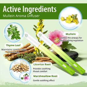 ATOANY Diffusori di Aromi <span class=keywords><strong>con</strong></span> Estratti Botanici Puri, Penna Diffusore di Erbe per 600 Utilizzi <span class=keywords><strong>con</strong></span> 3 Fragranze: Maca, Mullein, Calmante - Product Image 4