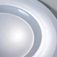 Service de vaisselle nordique en mélamine de haute qualité - Assiettes à compartiments bicolores 10, 12 et 14 pouces, écologiques et élégantes, en plastique, pour l'école