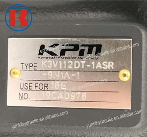 Yunki ปั๊มลูกสูบสำหรับรถขุด K3V112-9N1A คุณภาพสูงคาวาซากิ KPM K3V112ปั๊มไฮดรอลิกหลักสำหรับ HD820-3 Kato - Product Image 6