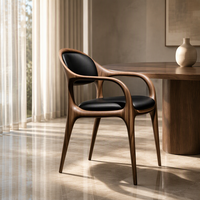 Chaises de salle à manger en métal minimalistes modernes nordiques avec dossier de sacs souples confortables pour la maison Restaurants hôtels maison bureau Bar Gym