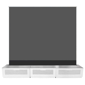 Meuble TV dissimulé et peu encombrant avec écran de projection intégré – Ensemble Home Cinéma pour salon avec écran de projection automatique escamotable - Product Image 3