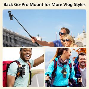 Nuevas llegadas soporte de montaje magnético Rrmoval Back Go-Pro Mount accesorios de cámara para DJI Osmo Pocket 3 - Product Image 6