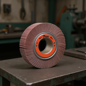 Ttake Flap Wheel Abrasive Cloth Corundum 200x50x54 Mm With Hole 60 Grit - Product Image 3