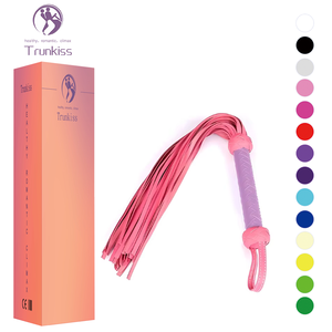 Fouet <span class=keywords><strong>en</strong></span> cuir BDSM de haute qualité produit de sexe adulte pour Couples fétiches jouets sexuels coquette fouet fessée fouet érotique - Product Image 1
