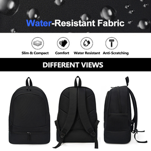 Sac à dos <span class=keywords><strong>de</strong></span> sport multifonctionnel en tissu Oxford avec logo personnalisé, en stock, unisexe, pour la gym, le <span class=keywords><strong>volley</strong></span>-<span class=keywords><strong>ball</strong></span>, le basketball, le football, avec compartiment à chaussures zippé - Product Image 4