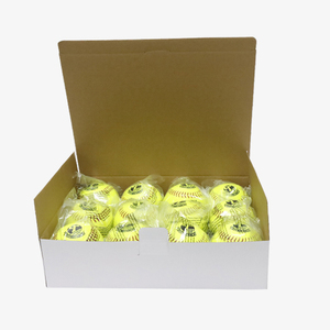Bate De Sofbol Durable PU Core Softball Factory Ventas directas Pelotas De Sofbol Tamanaco 120i/120d Cuero y PVC Softballs - Product Image 1