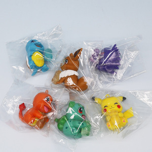 Joli dessin animé Pokemoned Gengar <span class=keywords><strong>Pikachu</strong></span> figurine jouets bureau bureau gâteau décoration accessoires 3D poupée figurines ensemble - Product Image 5