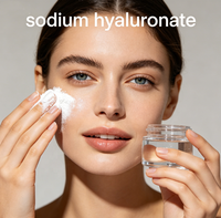 Sodium Hyaluronate Kelas Kosmetik Berkualitas, Bubuk Massal Berat Molekul Rendah. Dokumen Ekspor Lengkap dan Utuh.