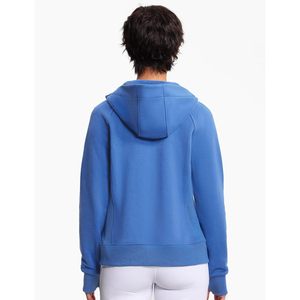 Women's <b>Zip</b> <b>Up</b> Hoodie Fleece Workout Jacket With Pockets Thumb Hole Breathable Full Sleeve - Product Image 2