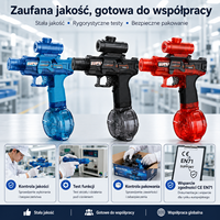 Pistolet à eau rechargeable pour enfants, jouet électrique à eau pour piscine, jardin, été en Pologne, vente en gros