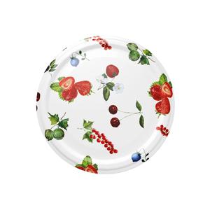 Dosen-Zentrale Twist-off-Deckel 66mm pasteurisationsfest Dekor Obstgarten Matt 6er Beutel - Product Image 1