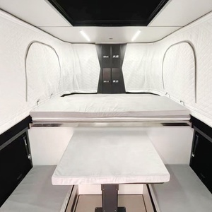 Camper de toit coulissant moderne pour pick-up 4x4, boîte de rangement intégrée, couleur personnalisable, 4 personnes, étanche, pour camping modifié - Product Image 3