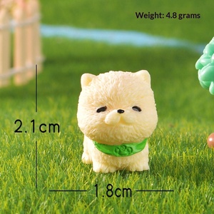 Figurines de chiens miniatures, miniatures de chiots mignons pour micro-paysages et jardins féériques - Product Image 6