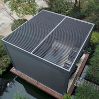 Pergola extérieure moderne automatique Prima en aluminium pour stores pare-soleil et auvent rétractable