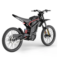 Sepeda Motor Listrik Dewasa Kecepatan Tinggi EU STOCK M1 72V 50AH Baterai Lithium Motor Hub Depan Rangka Aluminium Sepeda Gunung
