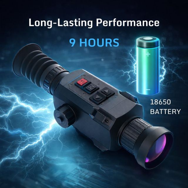 LION 8M Thermal Scope 1280x1024 (50Hz) Infrared Night Vision Monocular Sight with 50mm/75mm Lens & LRF for Outdoor Hunting
