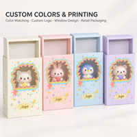 Boîte de rangement en gros pour figurines de collection avec fenêtre de présentation et tiroir coulissant pour les marques de jouets, les magasins de détail et les distributeurs