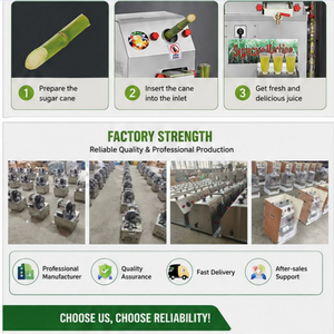 Commercial Fully Enclosed Automatic Sugarcane <b>Juice</b> <b>Machine</b> Stainless Steel Fresh Sugar Cane Juicer with Safety Protection - Product Image 4