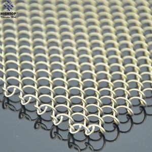 <span class=keywords><strong>Rideau</strong></span> en maille architecturale décorative en aluminium résistant au <span class=keywords><strong>feu</strong></span> pour la décoration intérieure et extérieure - Product Image 1