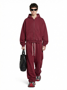<span class=keywords><strong>Felpa</strong></span> con Zip Personalizzabile Autunno/Inverno: Stile Streetwear Americano, Cool e Versatile, Effetto Vintage Lavato, Vestibilità Ampia - Product Image 2