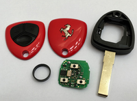 Clé de voiture à distance 3 boutons avec puce ID48 433,92 MHz ASK 012432 TRWS46E pour Ferrari F430 F458 F612 F599 – Télécommande de contrôle automobile