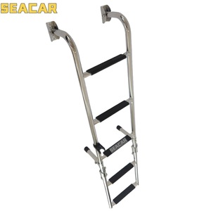Échelle pliante en acier inoxydable Seacar à 5 marches, 12 pieds, pour bateau et camping-car - Product Image 3