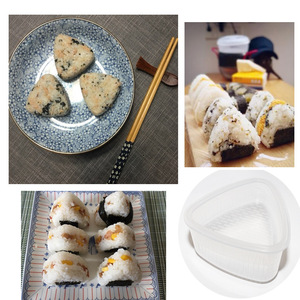 Triangular Rice Ball Mold Plastic Sushi Mold For Homemade Onigiri DIY Food Shaping Tool - Product Image 1