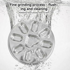 Mangkuk hewan peliharaan baja tahan karat mangkuk anjing antilicin antilicin mangkuk makanan lambat khusus - Product Image 3