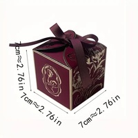 Boîtes Cadeaux de Luxe Personnalisées pour Dragees, Chocolats et Friandises de Mariage, Emballage Papier Haut de Gamme avec Gaufrage pour Invités
