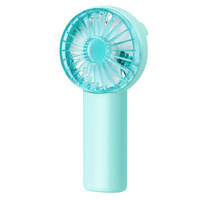Mini ventilateur portatif pour enfants, rechargeable par USB, 1200 mAh, lumière nocturne, 3 vitesses, logo personnalisé OEM