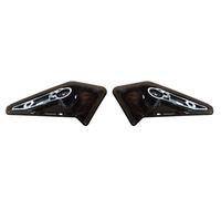 YongJin Déflecteurs de vent latéraux réglables supérieurs noirs 219401040 pour Can Am Spyder RT 2020 +