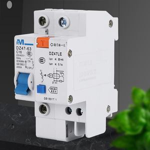DZ47LE-63 1P +N Interruptor Diferencial RCBO de Corriente Residual 1P 2P 3P 4P 6A 10A 16A 20A 25A 32A 40A 50A 60A - Product Image 1