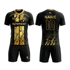 <span class=keywords><strong>Maglia</strong></span> <span class=keywords><strong>da</strong></span> Calcio Blu Scuro e Gialla, Traspirante e Anti-umidità, Uniforme <span class=keywords><strong>da</strong></span> <span class=keywords><strong>Portiere</strong></span>, <span class=keywords><strong>Maglia</strong></span> Sportiva per Club e Squadre di Calcio - Product Image 4