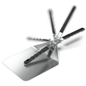 <span class=keywords><strong>Chef</strong></span>-Herramientas <span class=keywords><strong>de</strong></span> <span class=keywords><strong>Pizza</strong></span> <span class=keywords><strong>de</strong></span> acero inoxidable, accesorio resistente a la corrosión, plegable, con paleta giratoria <span class=keywords><strong>de</strong></span> Metal, con mango ergonómico ahorrador <span class=keywords><strong>de</strong></span> espacio - Product Image 5