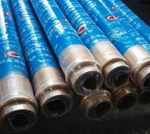 Tuyau de livraison en caoutchouc renforcé de fil d'acier résistant à l'huile, 4 couches, pour le pompage du béton et le transfert de boues - Product Image 4