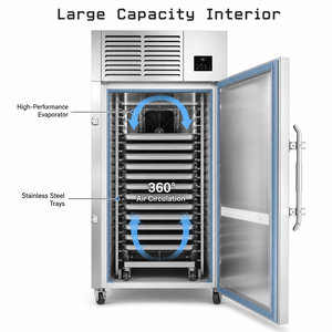 RTK Multi-Tray Aufrechter Maßgefertigter Gewerblicher Schockfroster für Bäckereien, Werkstätten und Restaurants - Product Image 2