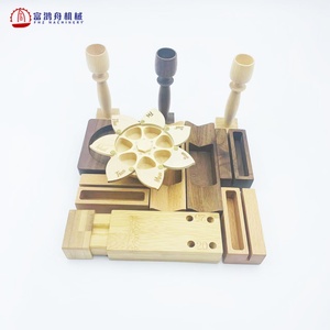 High Quality <b>Router</b> Machining Round Cube Square Block Prototype Cnc Wooden Parts Milling Turning Lathe Cnc Custom Solid Wood - Product Image 1