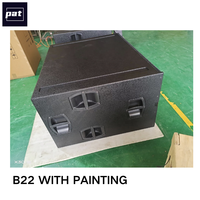 Caisson en bois B22 pour double subwoofer 18 pouces, structure Maze, boîtier de subwoofer, enceinte vide