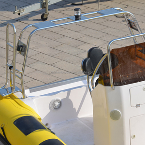 China Supply 32ft Yacht RHIB 960 Deep V Rigid RIB Hypalon/PVC Inflable Diving Speed RIB Boat para el océano - Product Image 6